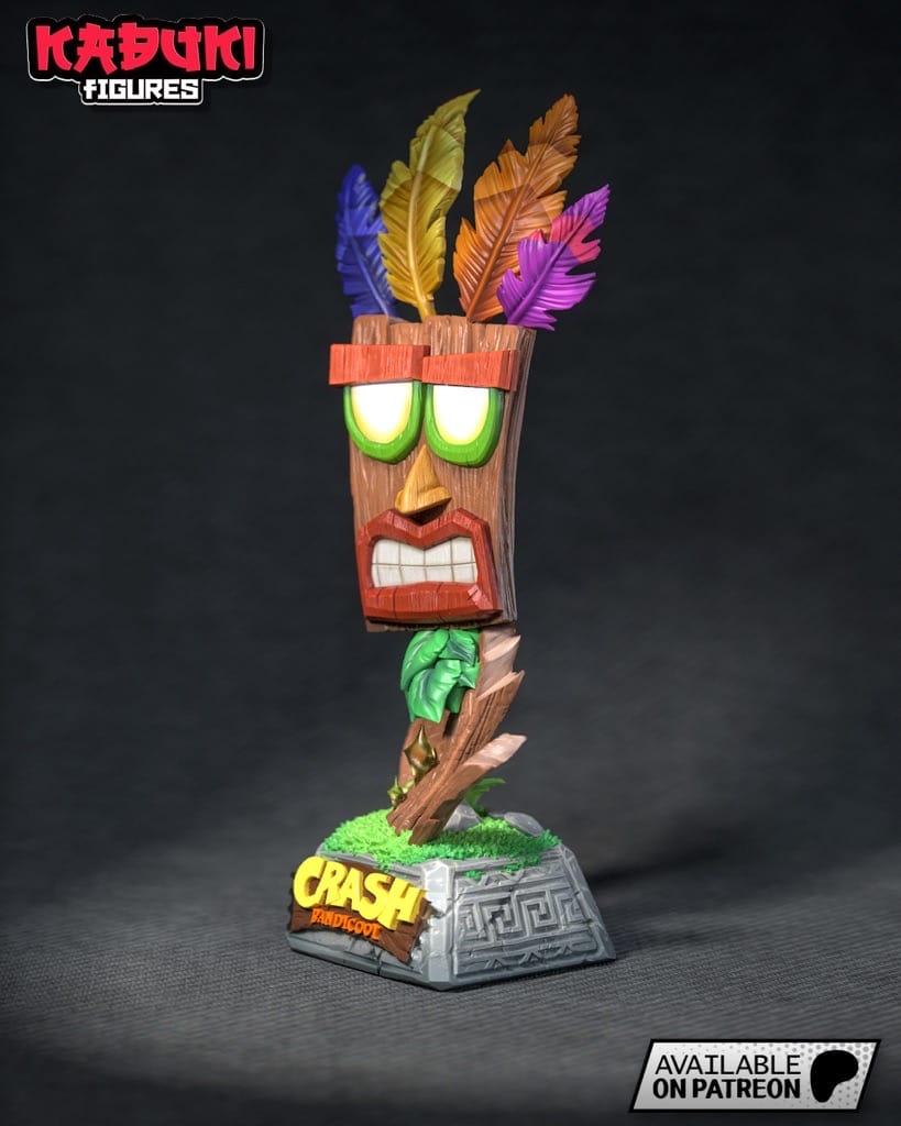 P站图纸印象馆 Kaidan 古惑狼 AKU面具 Kaidan 古惑狼 AKU面具