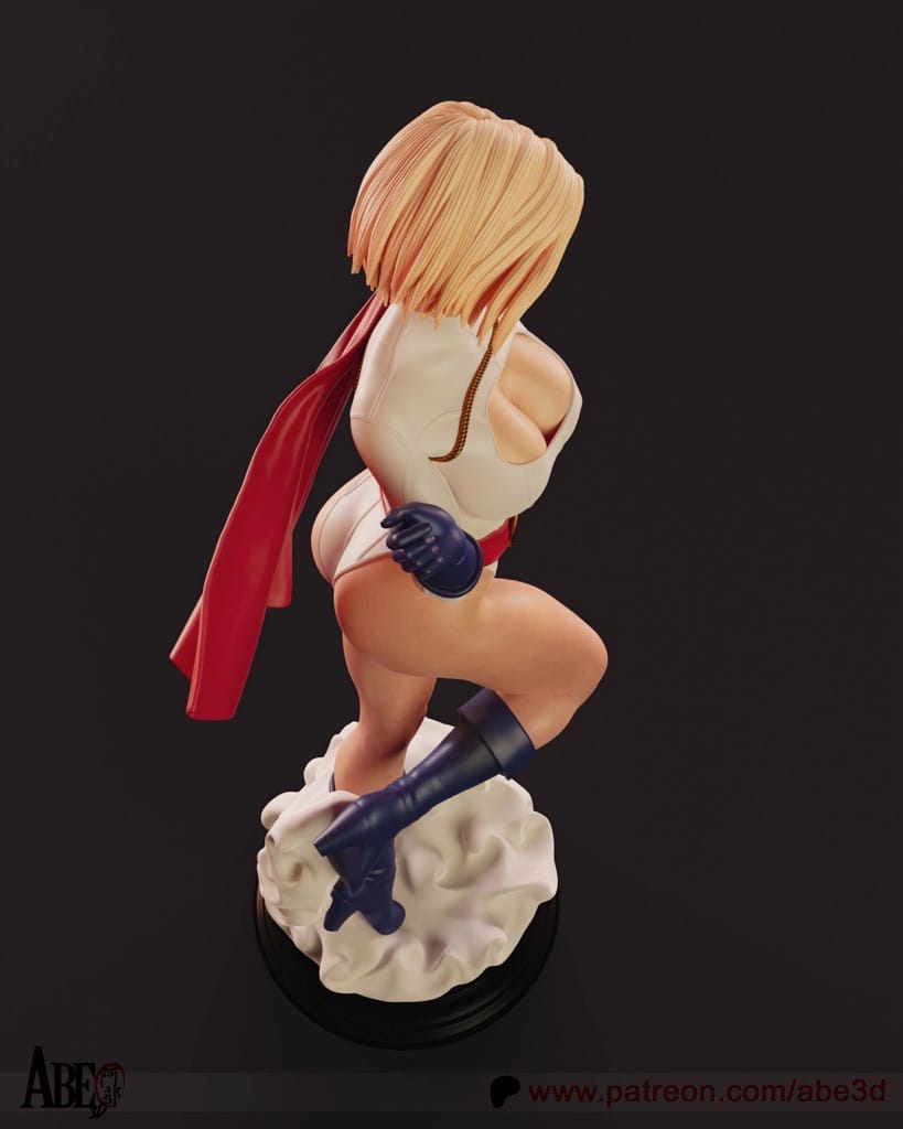 P站图纸印象馆 ABE3D DC漫画 神力女郎 ABE3D DC漫画 神力女郎