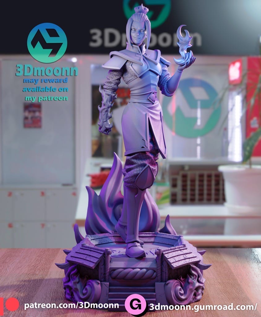 P站图纸印象馆 3Dmoonn 降世神通 阿祖拉 3Dmoonn 降世神通 阿祖拉