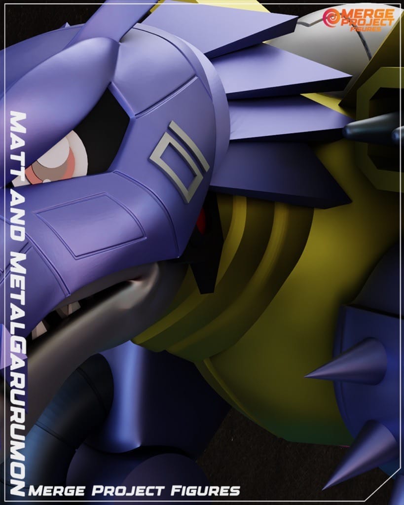 P站图纸印象馆 MPF 数码暴龙 金属加鲁鲁兽 MPF 数码暴龙 金属加鲁鲁兽