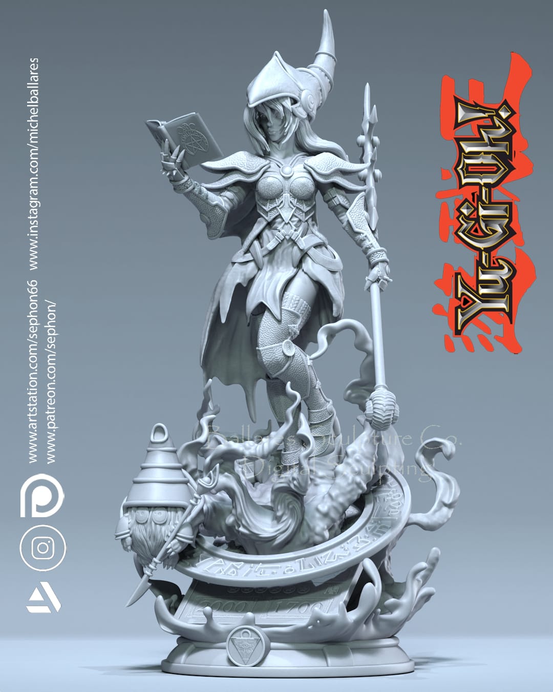 P站图纸印象馆 Geek MB 游戏王 黑魔导女孩 Geek MB 游戏王 黑魔导女孩