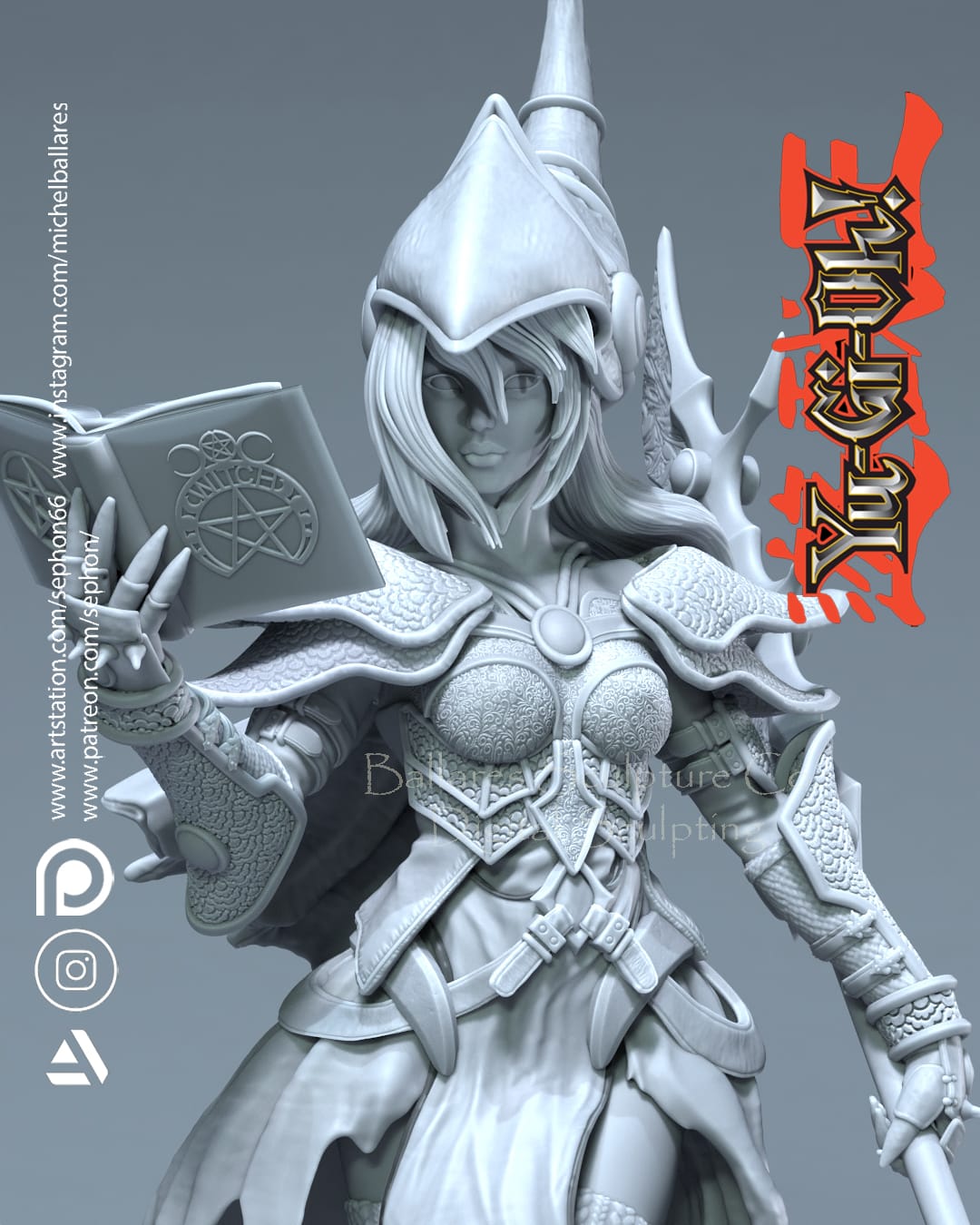 P站图纸印象馆 Geek MB 游戏王 黑魔导女孩 Geek MB 游戏王 黑魔导女孩