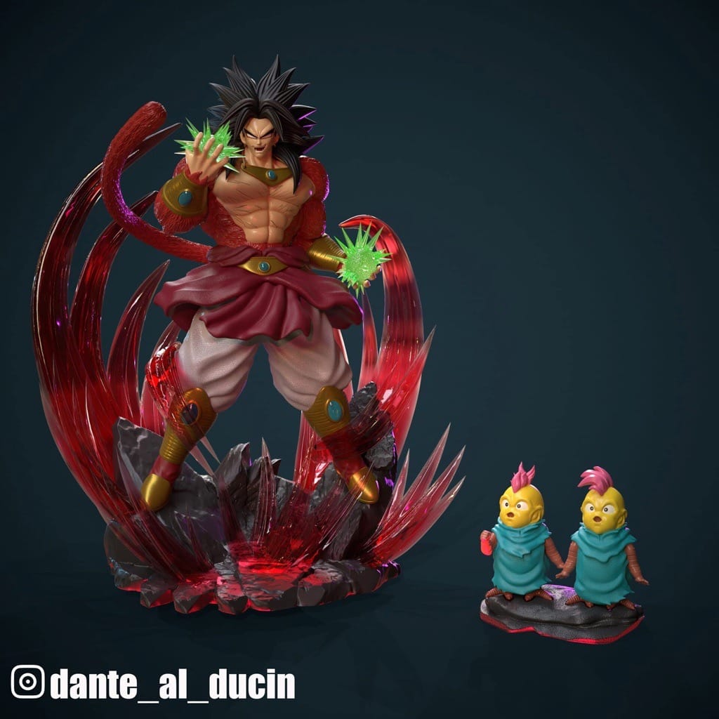 P站图纸印象馆 超级赛亚人布罗利 超级赛亚人布罗利