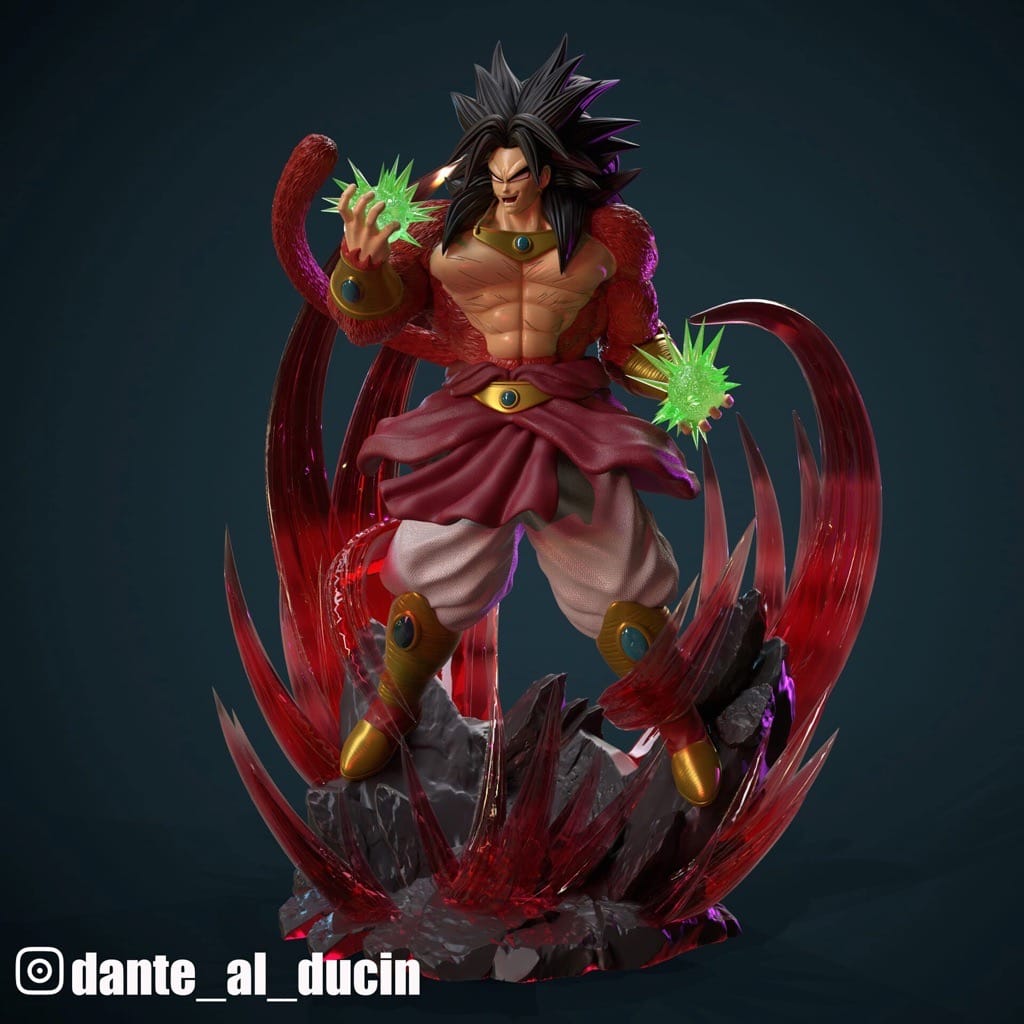 P站图纸印象馆 超级赛亚人布罗利 超级赛亚人布罗利