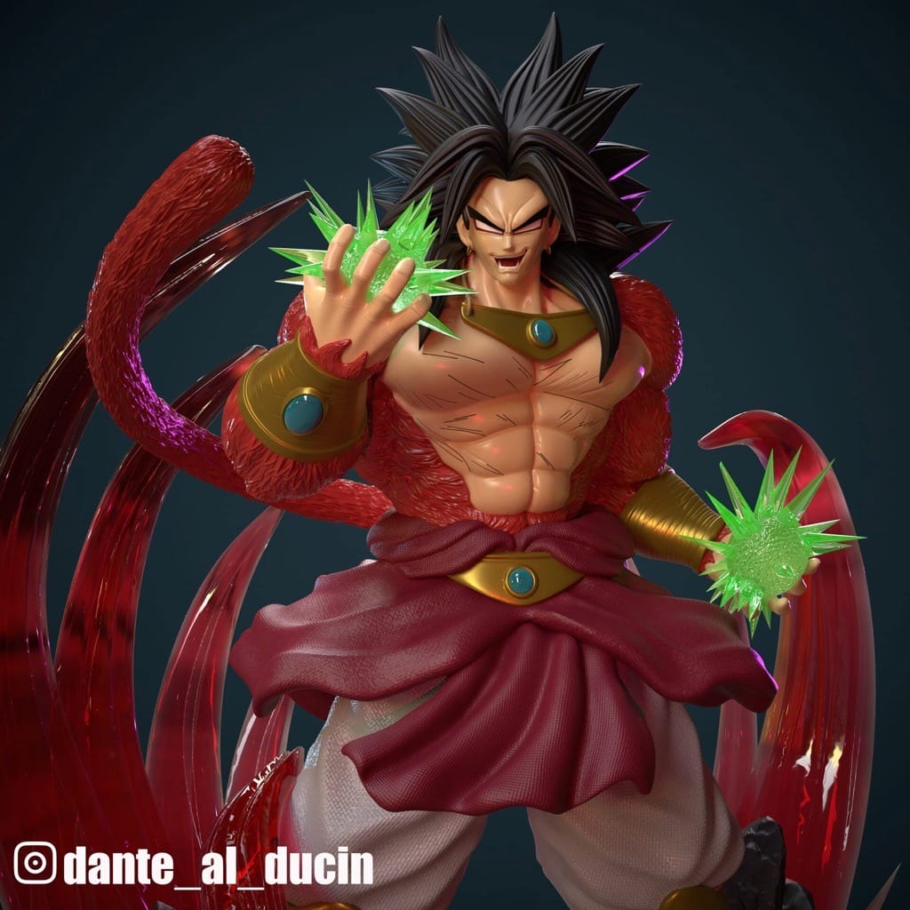 P站图纸印象馆 超级赛亚人布罗利 超级赛亚人布罗利