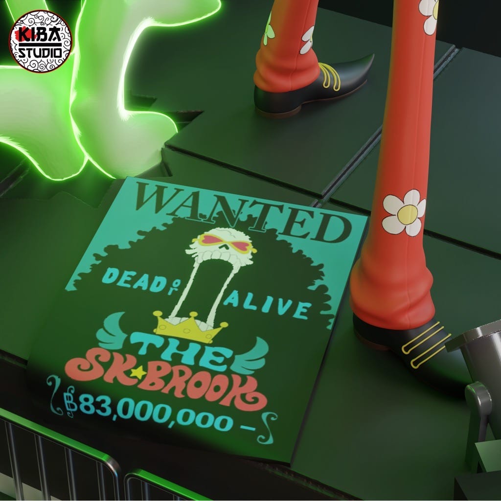 P站图纸印象馆 Kiba Studio 海贼王 布鲁克 Kiba Studio 海贼王 布鲁克