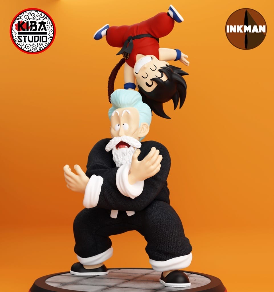 P站图纸印象馆 Kiba Studio 悟空和龟仙人 Kiba Studio 悟空和龟仙人