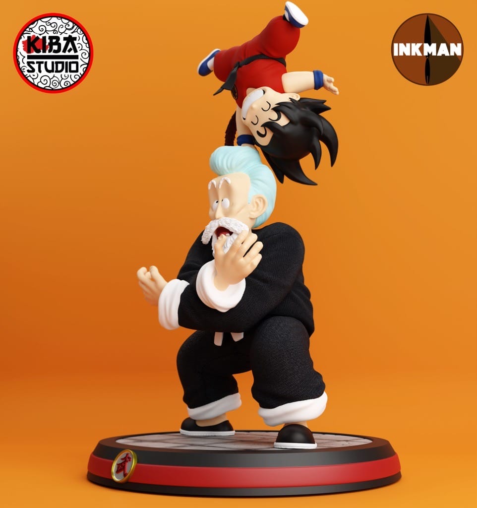 P站图纸印象馆 Kiba Studio 悟空和龟仙人 Kiba Studio 悟空和龟仙人