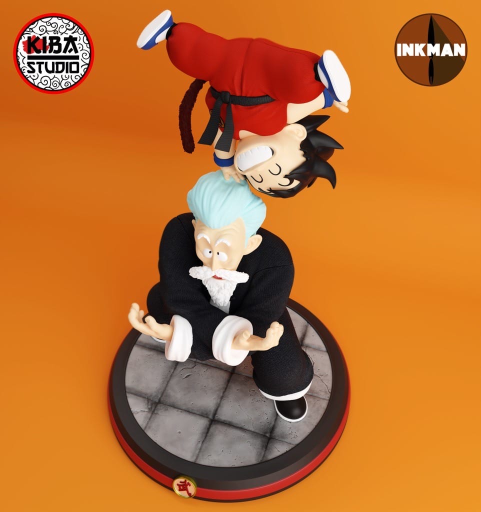 P站图纸印象馆 Kiba Studio 悟空和龟仙人 Kiba Studio 悟空和龟仙人