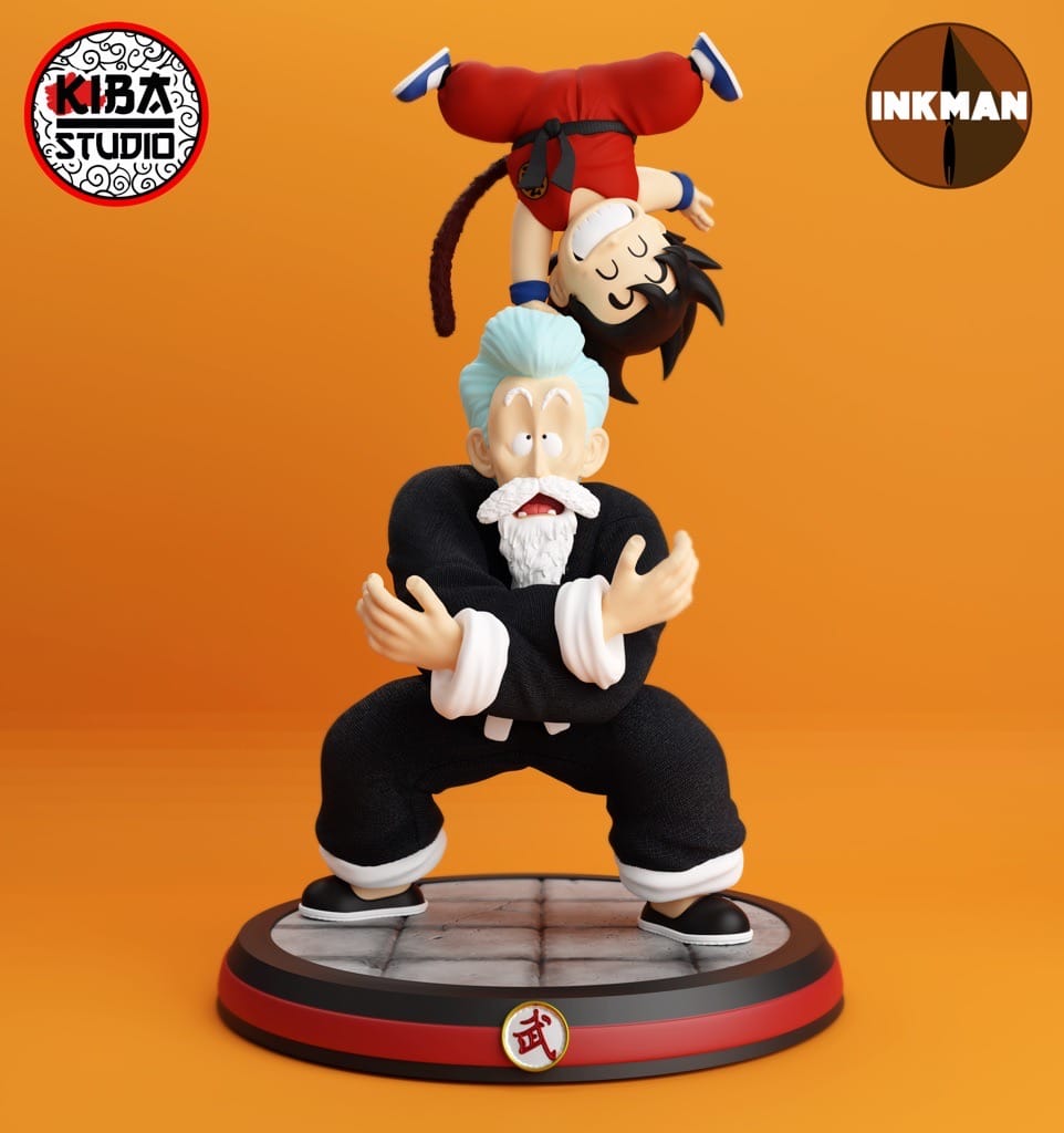 P站图纸印象馆 Kiba Studio 悟空和龟仙人 Kiba Studio 悟空和龟仙人