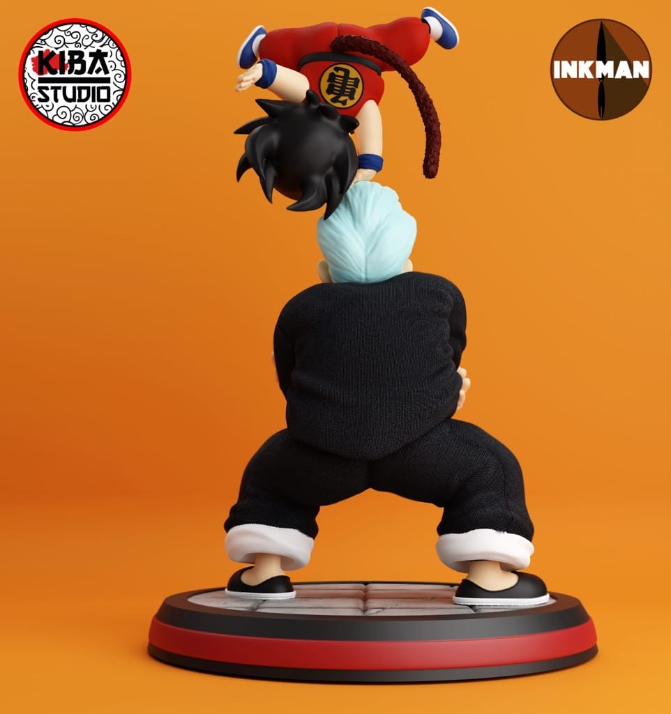 P站图纸印象馆 Kiba Studio 悟空和龟仙人 Kiba Studio 悟空和龟仙人