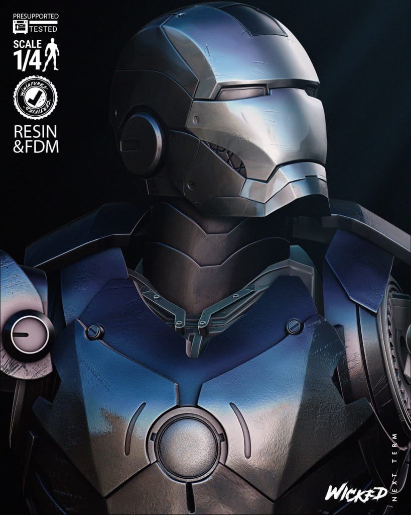 P站图纸印象馆 3DWicked 漫威 钢铁侠 3DWicked 漫威 钢铁侠