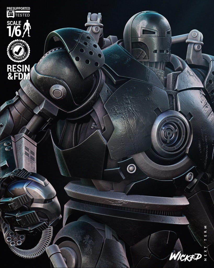 P站图纸印象馆 3DWicked 漫威 铁霸王和钢铁侠 3DWicked 漫威 铁霸王和钢铁侠