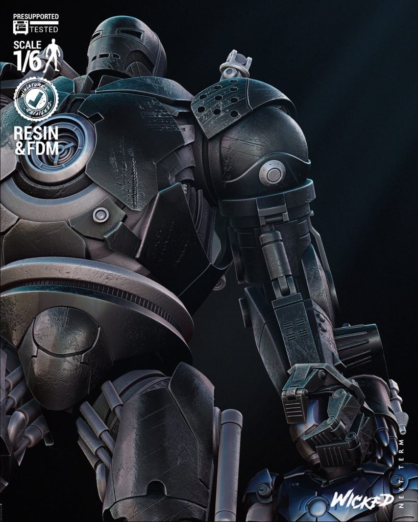 P站图纸印象馆 3DWicked 漫威 铁霸王和钢铁侠 3DWicked 漫威 铁霸王和钢铁侠