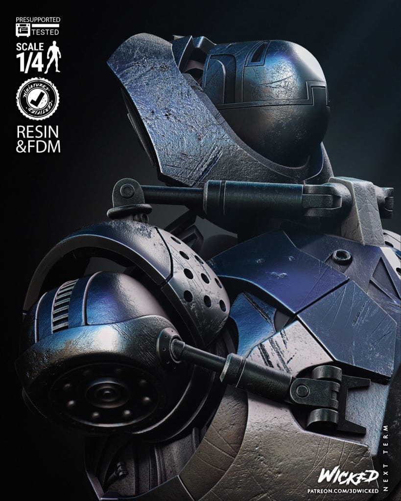 P站图纸印象馆 3DWicked 漫威 铁霸王 3DWicked 漫威 铁霸王