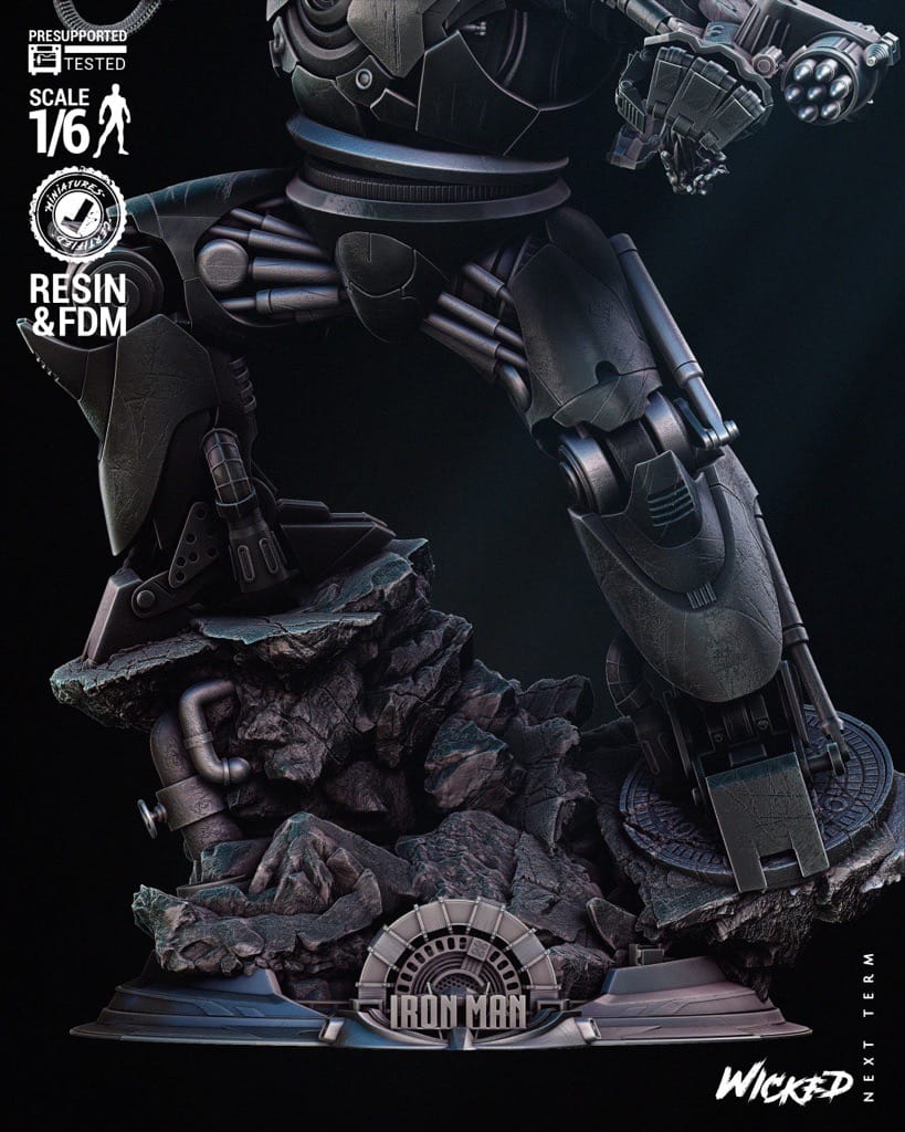 P站图纸印象馆 3DWicked 漫威 铁霸王和钢铁侠 3DWicked 漫威 铁霸王和钢铁侠