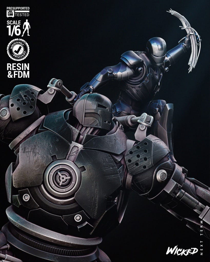 P站图纸印象馆 3DWicked 漫威 铁霸王和钢铁侠 3DWicked 漫威 铁霸王和钢铁侠