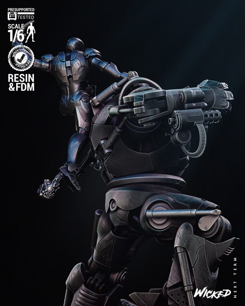 P站图纸印象馆 3DWicked 漫威 铁霸王和钢铁侠 3DWicked 漫威 铁霸王和钢铁侠