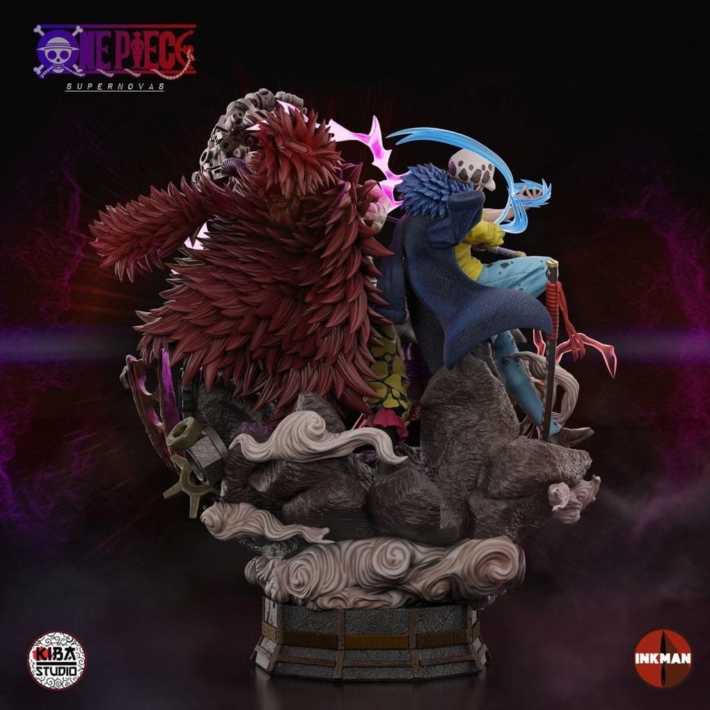 P站图纸印象馆 Kiba Studio 海贼王摆件 Kiba Studio 海贼王摆件