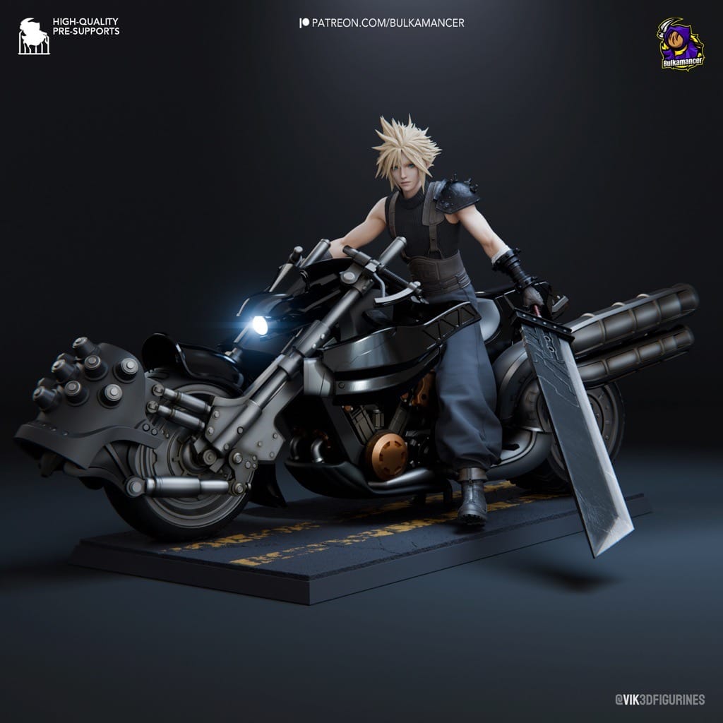 P站图纸印象馆 Bulkamancer 最终幻想 克劳德 Bulkamancer 最终幻想 克劳德