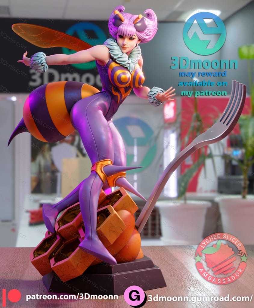 3Dmoonn 恶魔战士 女皇蜂