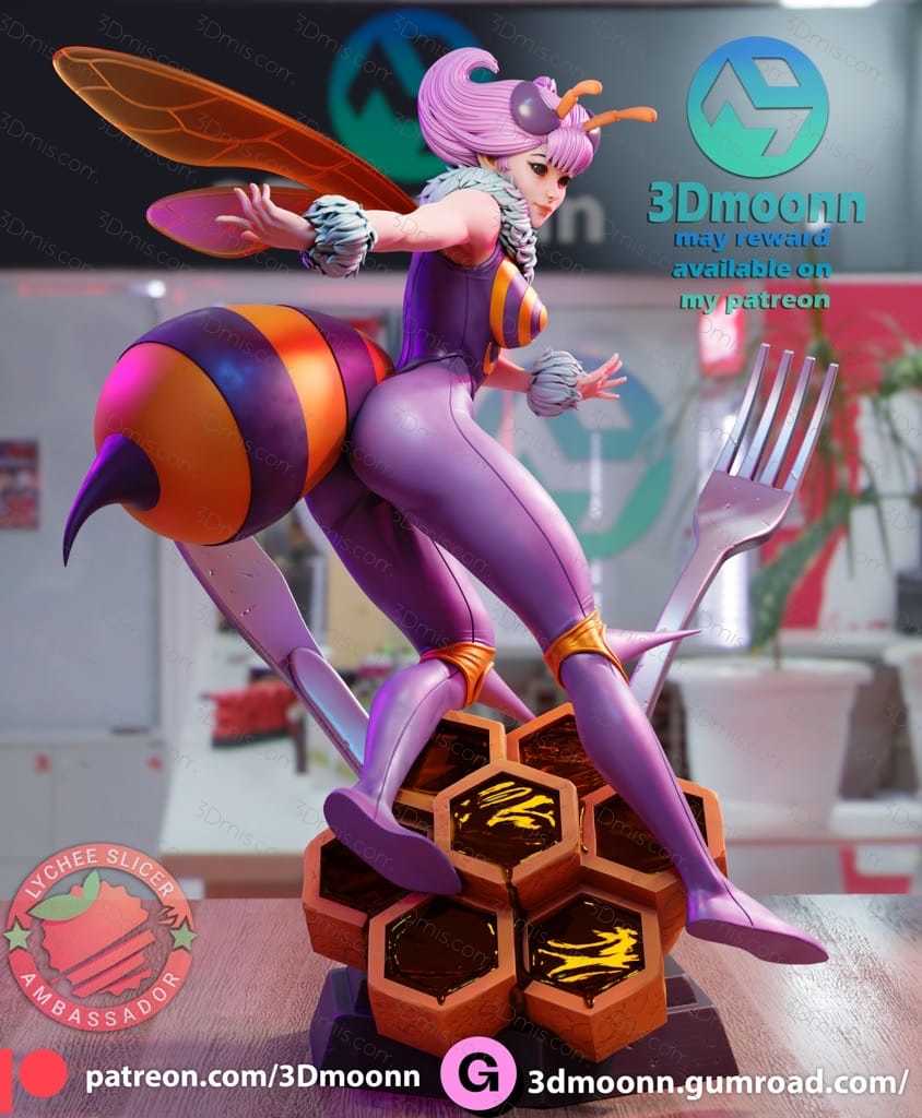 3Dmoonn 恶魔战士 女皇蜂