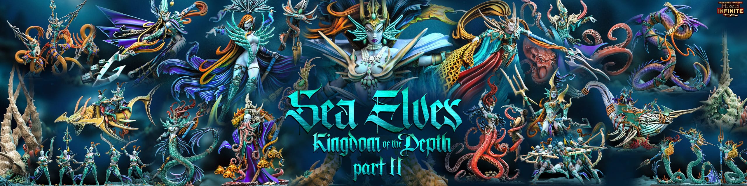 P站图纸印象馆 深度王国 海洋精灵2 深度王国 海洋精灵2