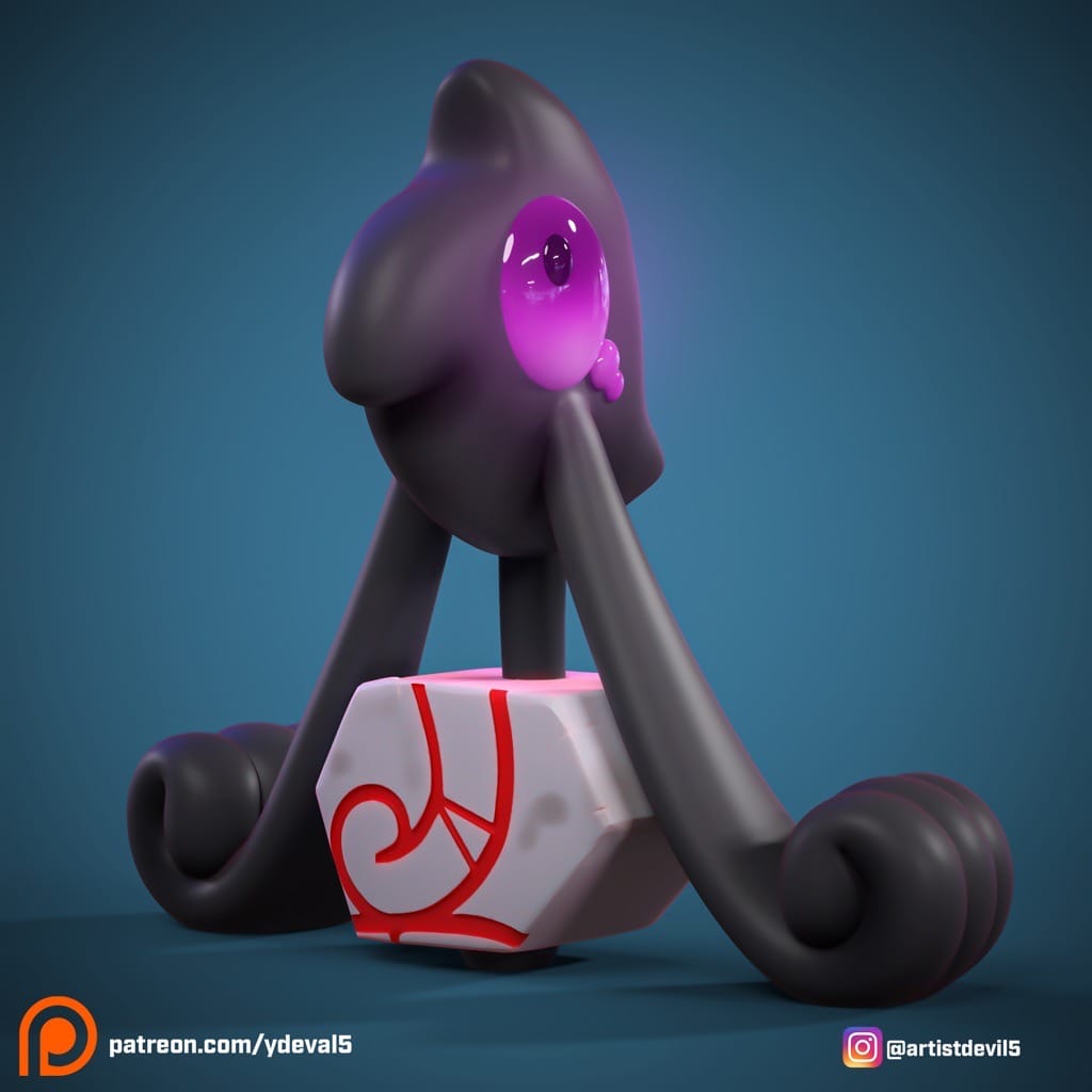 P站图纸印象馆 Ydeval 精灵宝可梦 伽勒尔哭哭面具 Ydeval 精灵宝可梦 伽勒尔哭哭面具