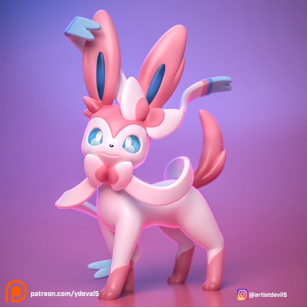 P站图纸印象馆 Ydeval 精灵宝可梦 仙子伊布 Ydeval 精灵宝可梦 仙子伊布