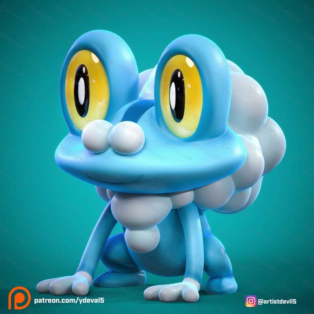 Ydeval 精灵宝可梦 呱呱泡蛙