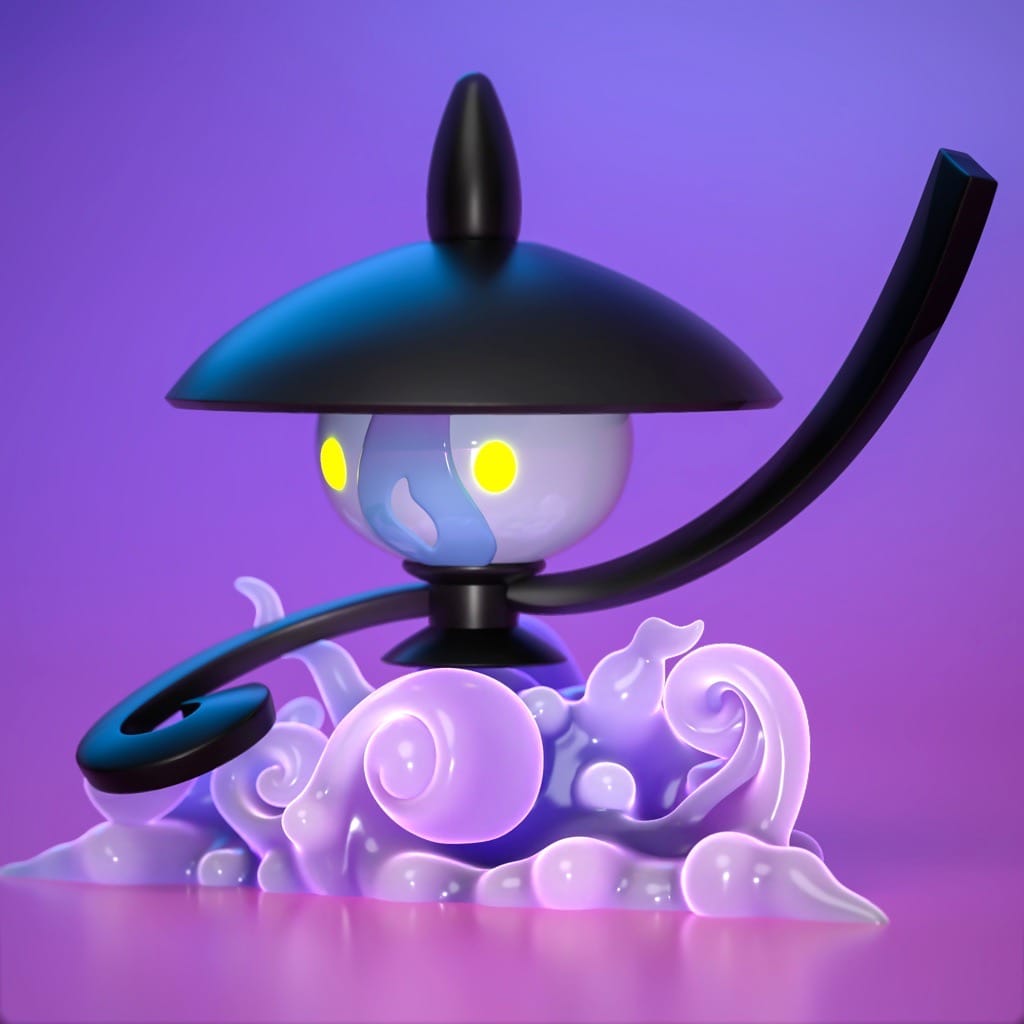 P站图纸印象馆 Ydeval 精灵宝可梦 灯火幽灵 Ydeval 精灵宝可梦 灯火幽灵