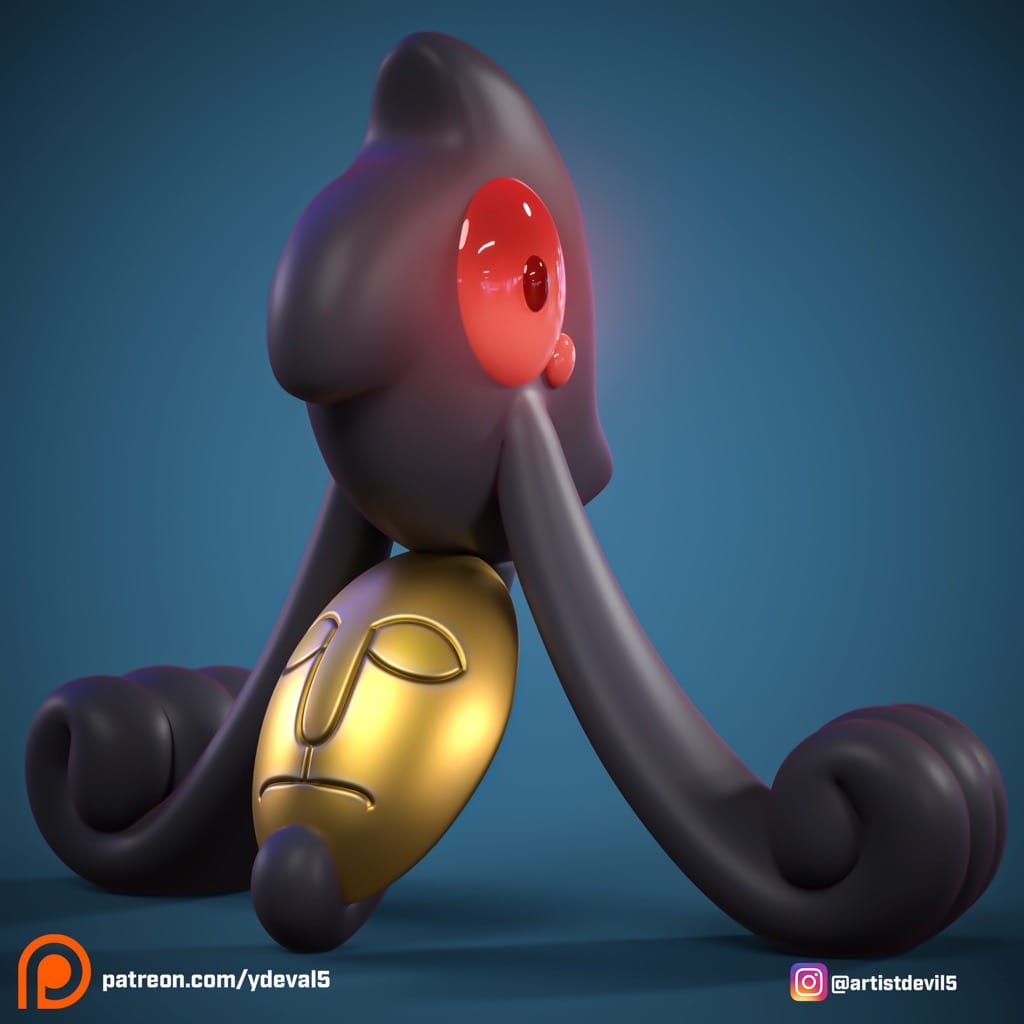 P站图纸印象馆 Ydeval 精灵宝可梦 哭哭面具 Ydeval 精灵宝可梦 哭哭面具