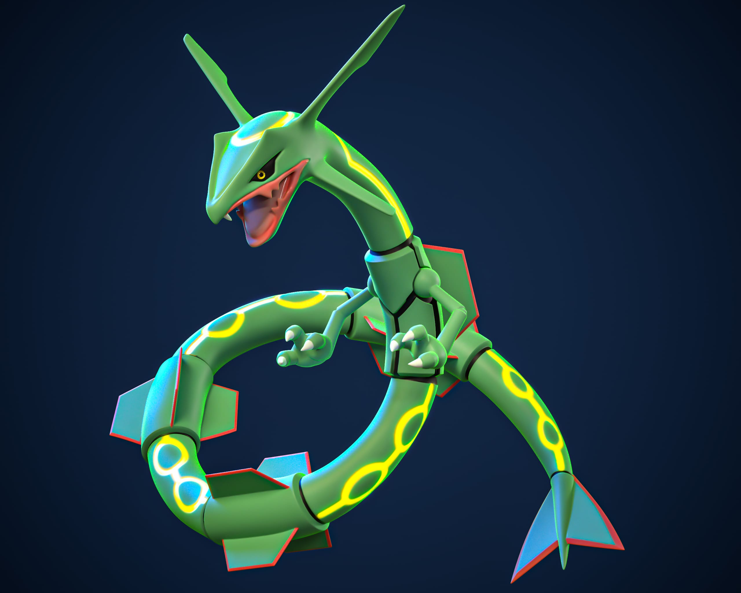 P站图纸印象馆 Ydeval 精灵宝可梦 烈空坐 Ydeval 精灵宝可梦 烈空坐