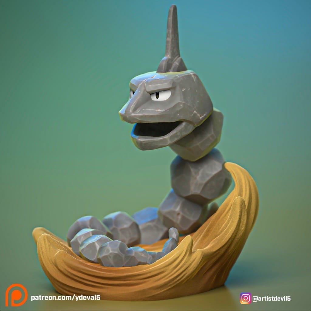 P站图纸印象馆 Ydeval 精灵宝可梦 大岩蛇 Ydeval 精灵宝可梦 大岩蛇