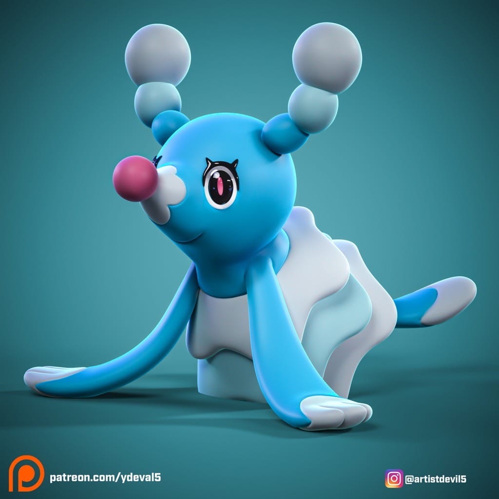 P站图纸印象馆 Ydeval 精灵宝可梦 花漾海狮 Ydeval 精灵宝可梦 花漾海狮