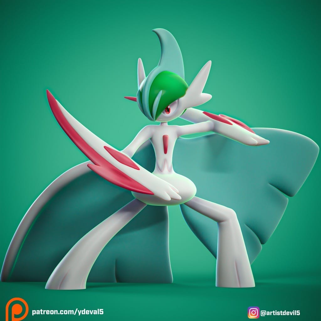 P站图纸印象馆 Ydeval 精灵宝可梦 艾路雷朵 Ydeval 精灵宝可梦 艾路雷朵