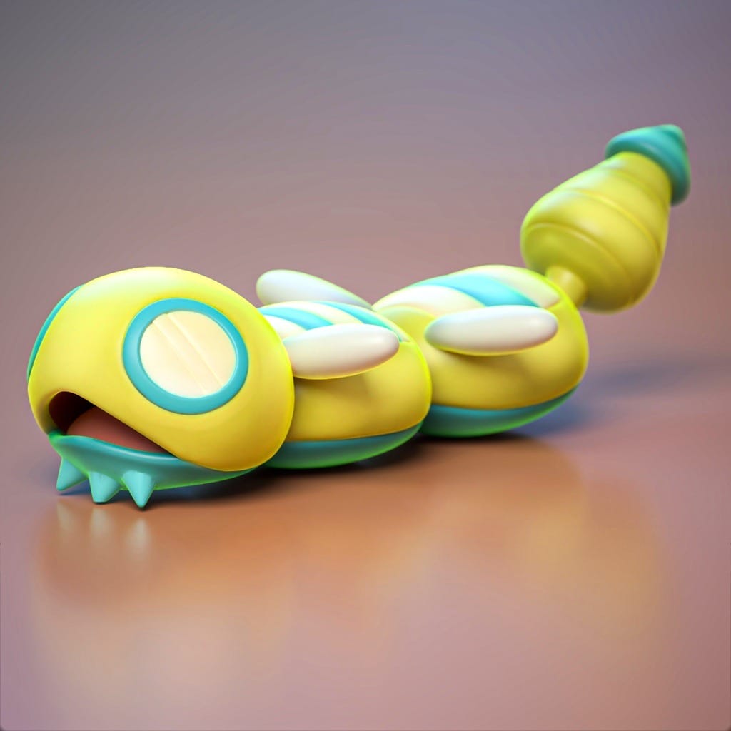 P站图纸印象馆 Ydeval 精灵宝可梦 土龙节节 Ydeval 精灵宝可梦 土龙节节