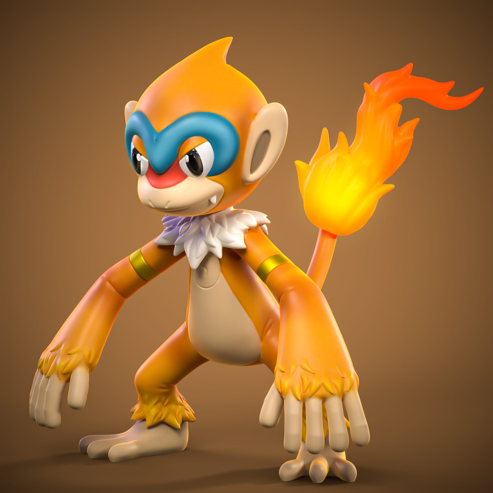 P站图纸印象馆 Ydeval 精灵宝可梦 猛火猴 Ydeval 精灵宝可梦 猛火猴