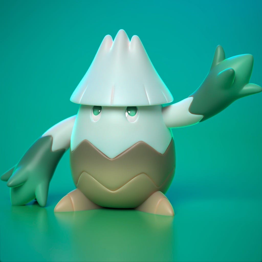 P站图纸印象馆 Ydeval 精灵宝可梦 雪笠怪 Ydeval 精灵宝可梦 雪笠怪