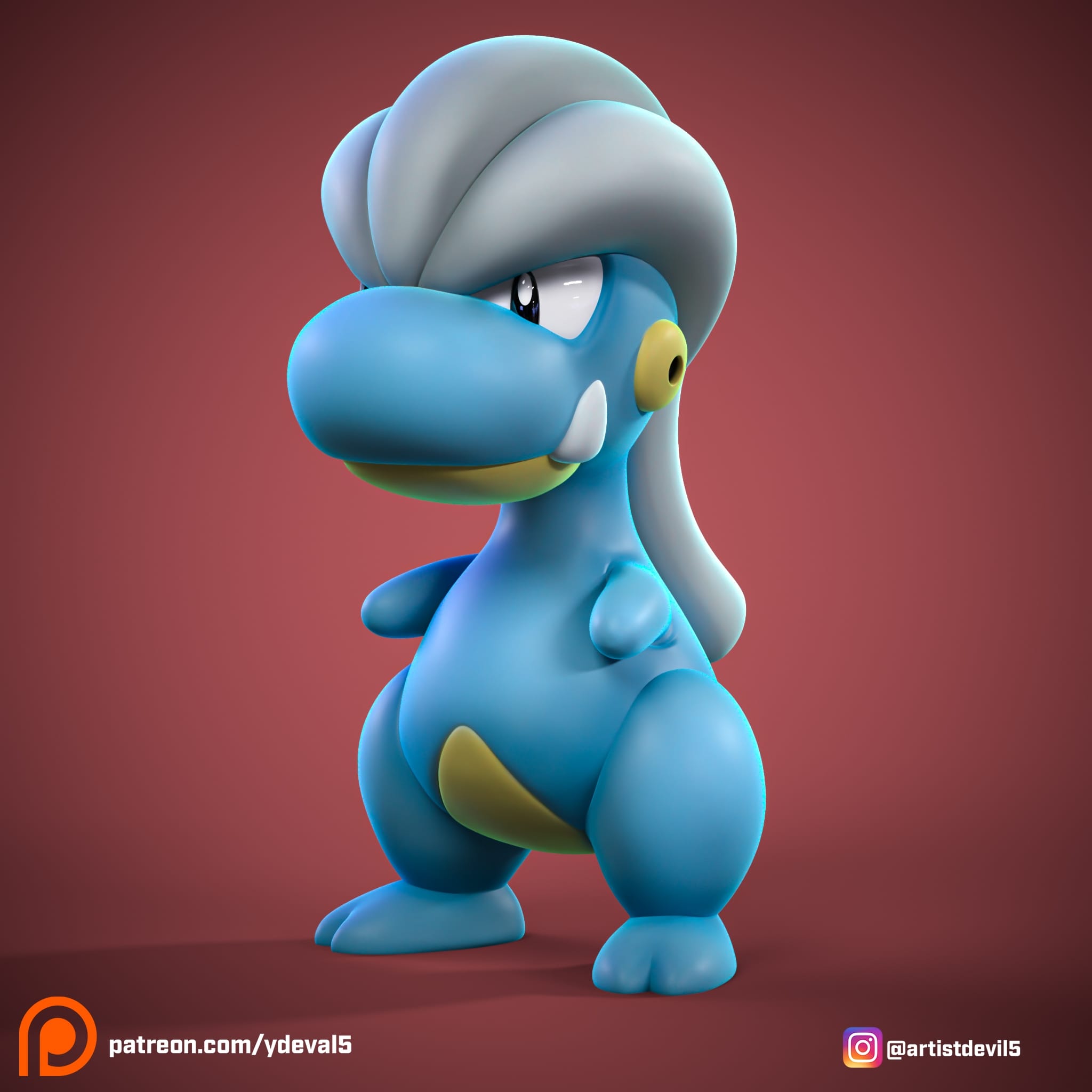 P站图纸印象馆 Ydeval 精灵宝可梦 宝贝龙 Ydeval 精灵宝可梦 宝贝龙