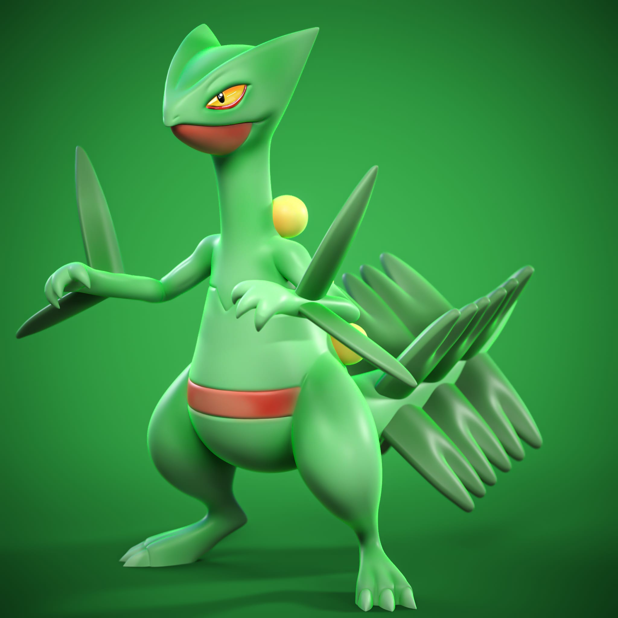 P站图纸印象馆 Ydeval 精灵宝可梦 蜥蜴王 Ydeval 精灵宝可梦 蜥蜴王