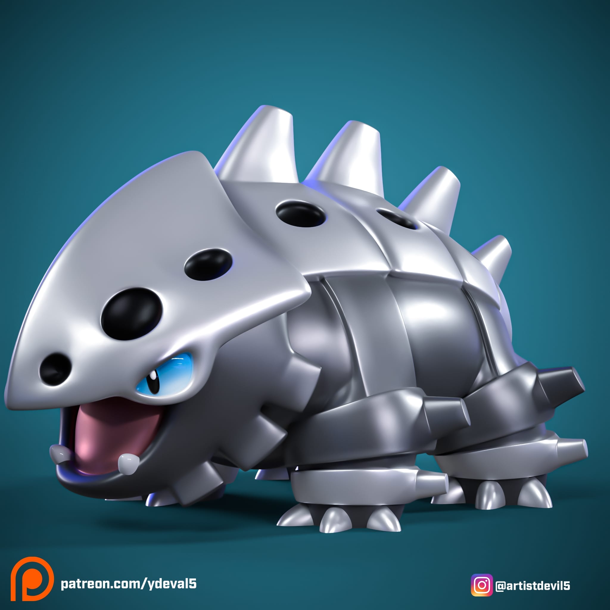 P站图纸印象馆 Ydeval 精灵宝可梦 可多拉 Ydeval 精灵宝可梦 可多拉