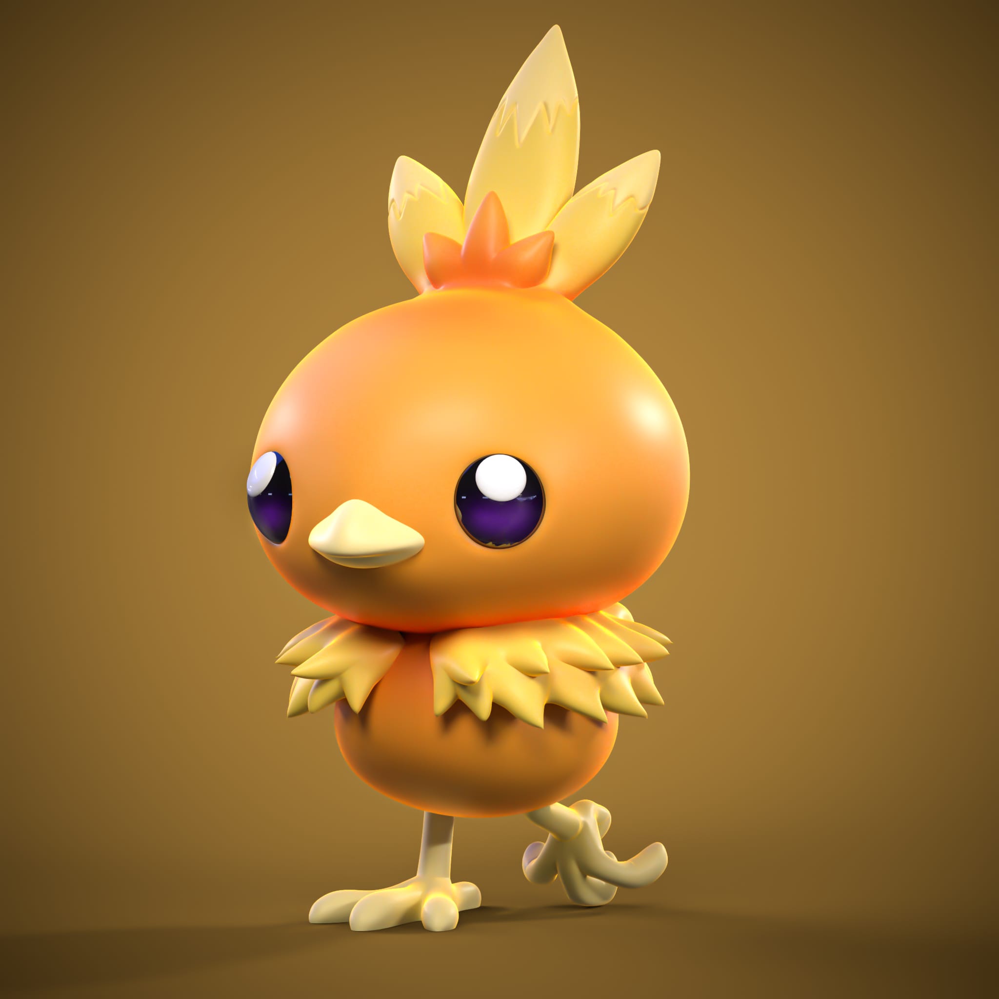 P站图纸印象馆 Ydeval 精灵宝可梦 火稚鸡 Ydeval 精灵宝可梦 火稚鸡