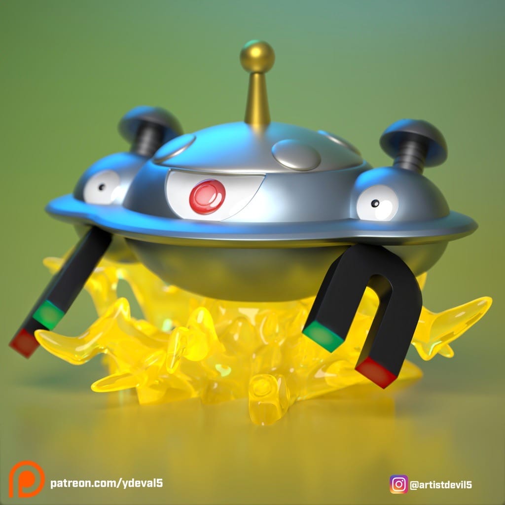 P站图纸印象馆 Ydeval 精灵宝可梦 自爆磁怪 Ydeval 精灵宝可梦 自爆磁怪