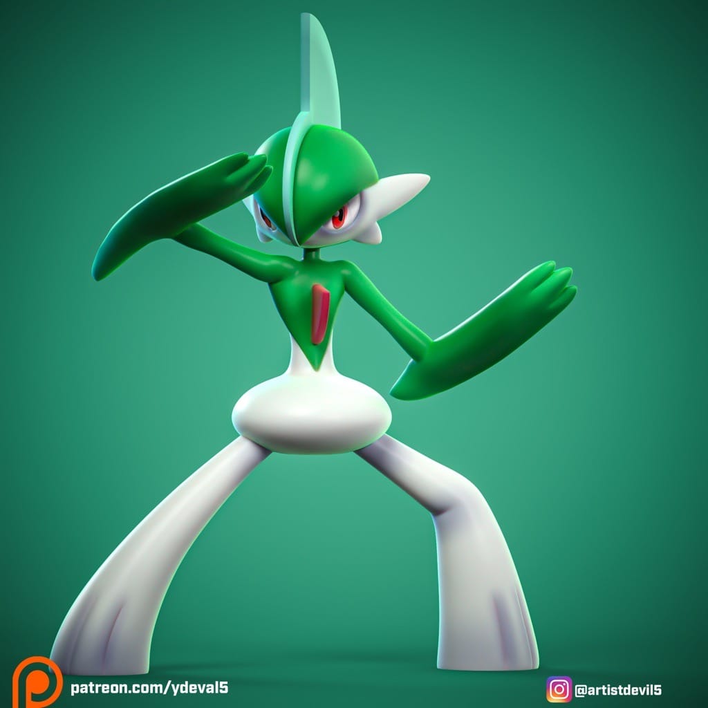 P站图纸印象馆 Ydeval 精灵宝可梦 艾路雷朵 Ydeval 精灵宝可梦 艾路雷朵