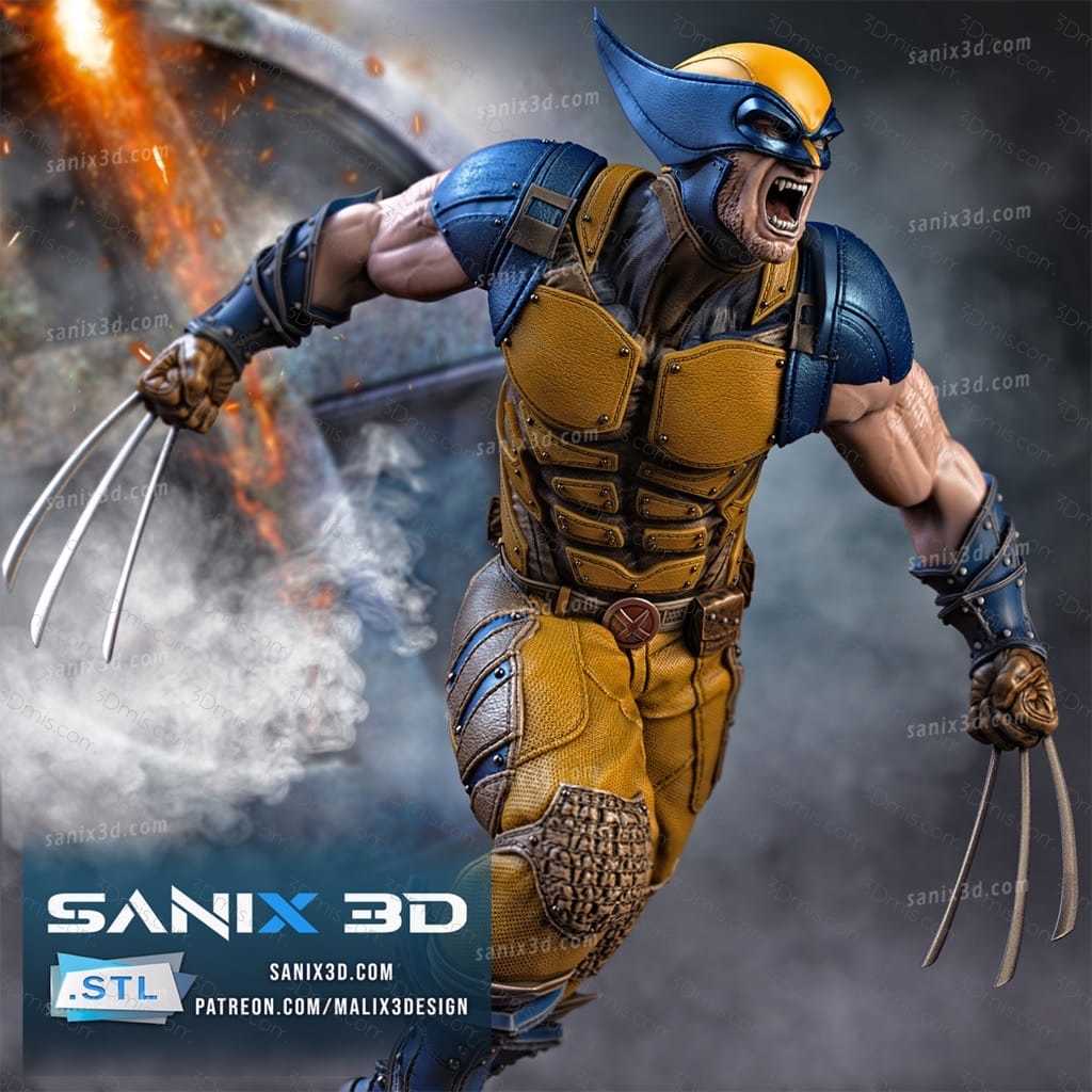 Sanix3d 漫威 死待与金钢狼