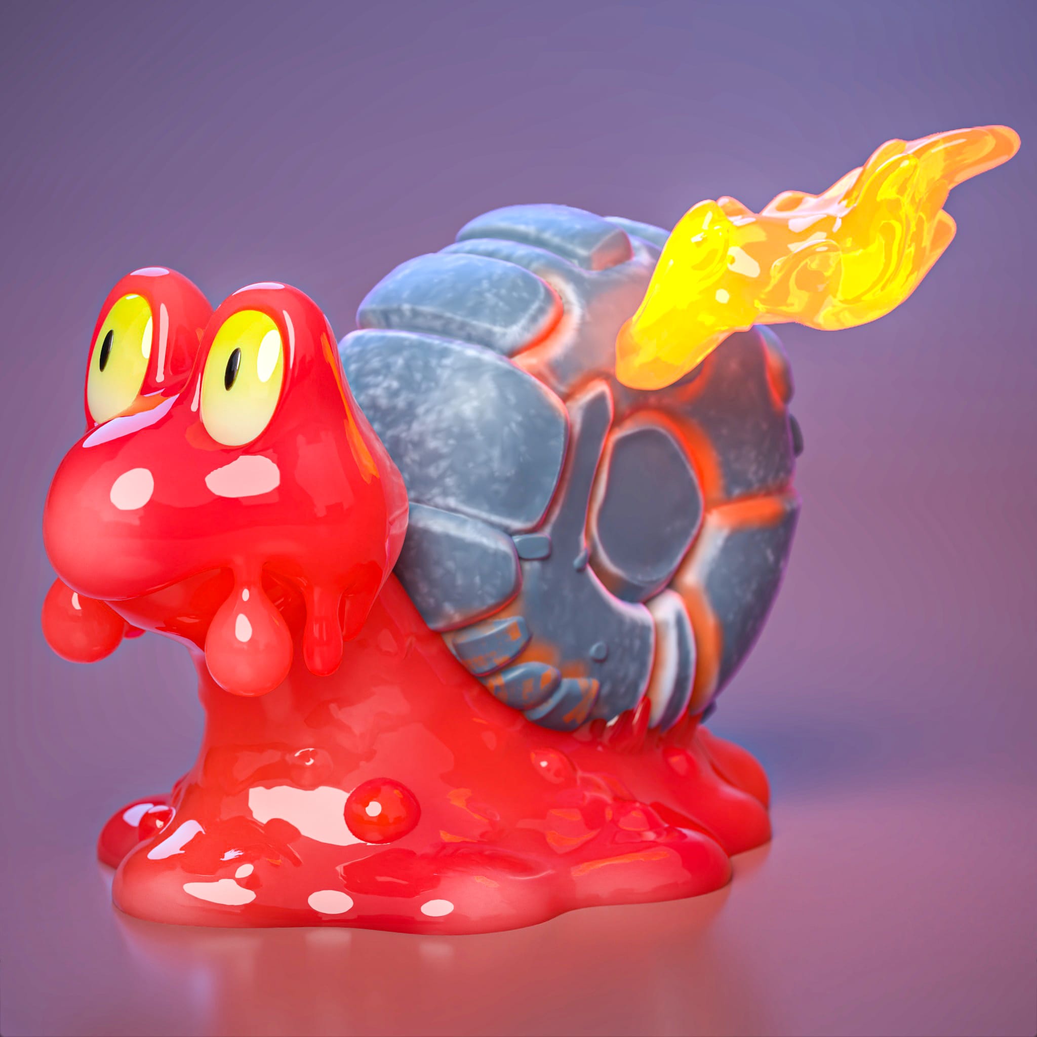 P站图纸印象馆 Ydeval 精灵宝可梦 熔岩蜗牛 Ydeval 精灵宝可梦 熔岩蜗牛