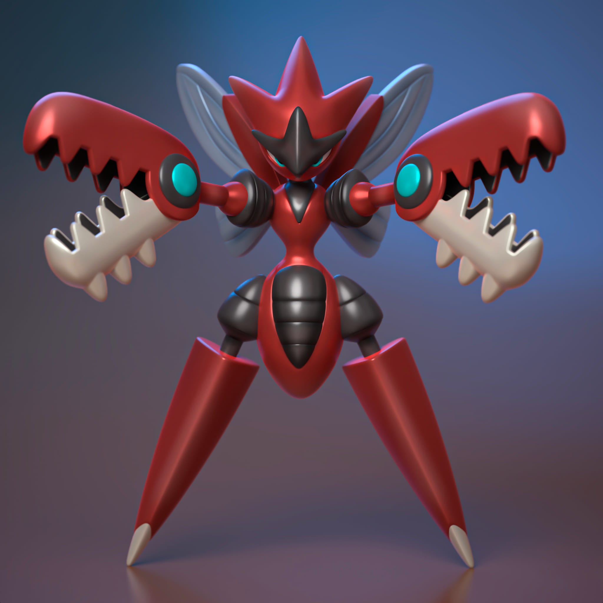 P站图纸印象馆 Ydeval 精灵宝可梦 巨钳螳螂 Ydeval 精灵宝可梦 巨钳螳螂