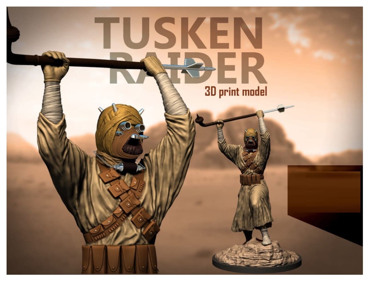 P站图纸印象馆 星球大战 塔斯肯袭击者 星球大战 塔斯肯袭击者