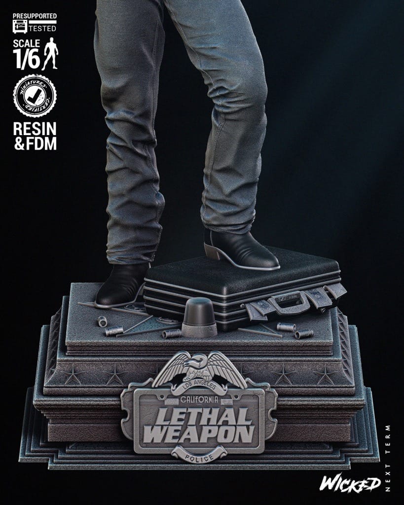 P站图纸印象馆 3DWicked 致命武器 瑞格 3DWicked 致命武器 瑞格